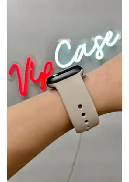 Apple Watch için 42mm-45mm uyumlu silikon kordonlar dayanıklı ve şık tasarım