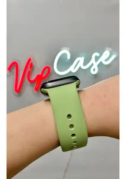 Apple Watch için Şık ve Dayanıklı Silikon Kordonlar 38mm 40mm 41mm Uyumlu