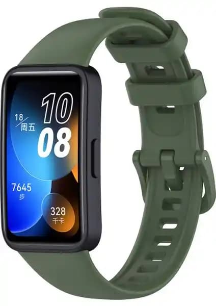 Fibaks Huawei Band 8 Uyumlu Renkli Silikon Saat Kayışı Şıklık ve Fonksiyonellik Sunar