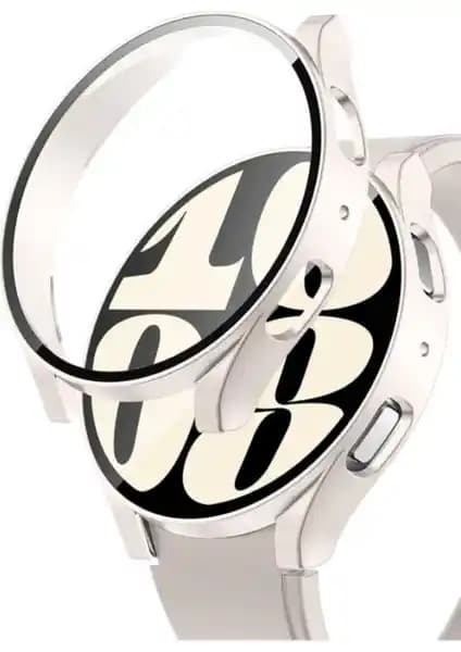 Fibaks Samsung Galaxy Watch 6 40MM Uyumlu Kasa ve Ekran Koruyucu ile Tam Koruma Sağlayın