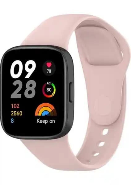 Fibaks Xiaomi Redmi Watch 3 için dayanıklı ve şık silikon kordon seçeneği