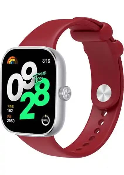 Fibaks Xiaomi Redmi Watch 4 Uyumlu Silikon Kayış: Dayanıklı ve Şık Saat Aksesuarı