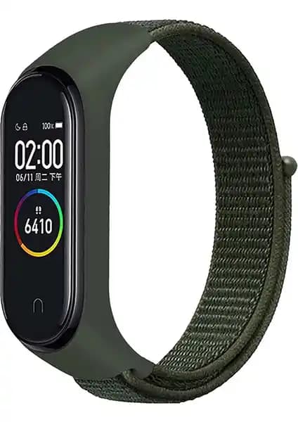 Furenfa Xiaomi Mi Band 4/5/6/7 Uyumlu Spor Dokuma Akıllı Bileklik Kayışları