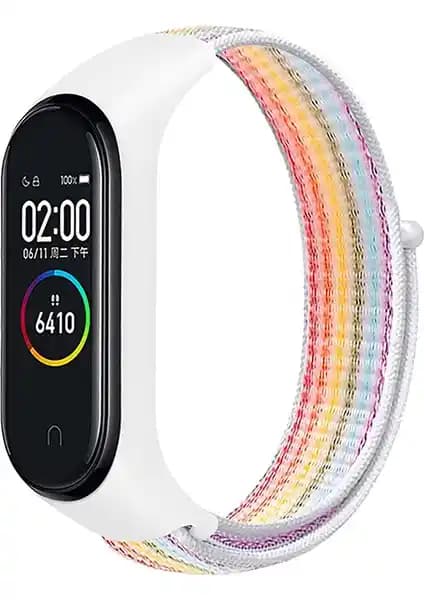 Furenfa Xiaomi Mi Band 5/6 Uyumlu Spor Dokuma Akıllı Bileklik Kayışları