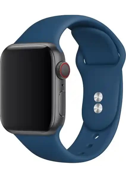 HappyCase Silikon Kordon Apple Watch 2-7 Serisi 42 mm Uyumlu Estetik ve Dayanıklı