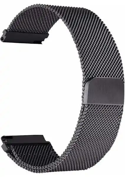 Huawei Watch GT Serisi İçin Şık ve Dayanıklı Metal Örgü Kordon Aksesuarı