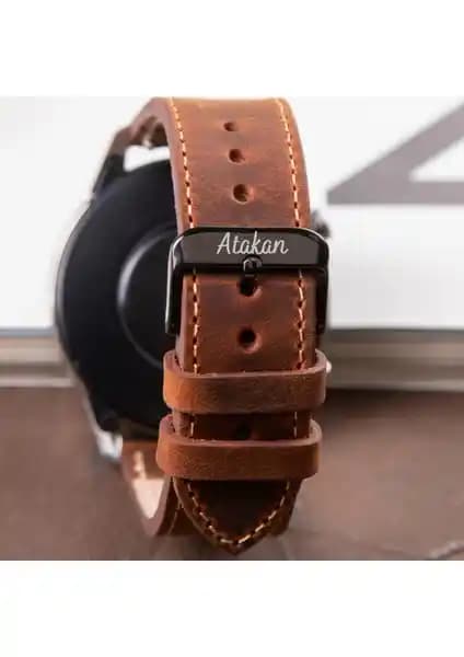 Huawei Watch için Hakiki Deri Kordon: Şık ve Kullanışlı El İşçiliği Ürünü