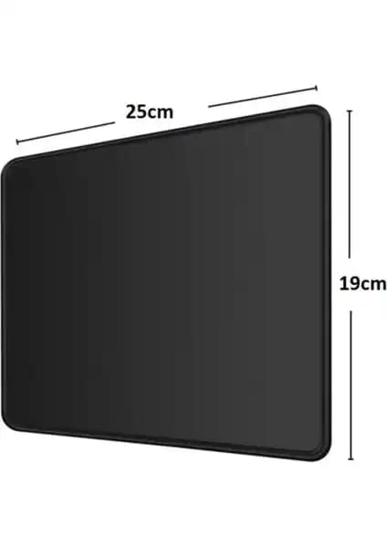 İstanbul Teknoloji 19x25 cm Siyah Mousepad Yüksek Hassasiyet ve Kaydırmazlık Özelliğiyle
