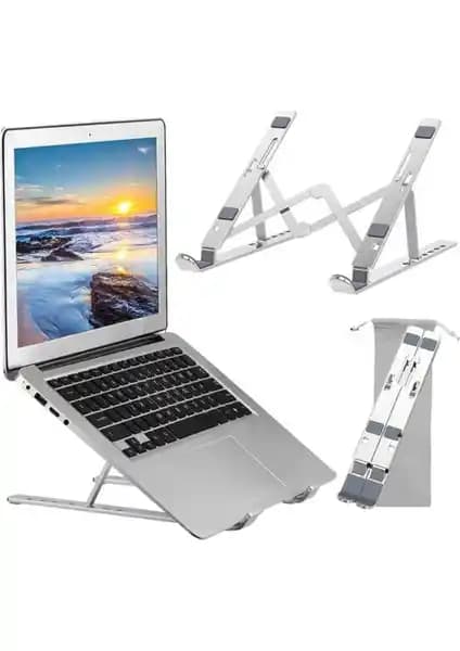 Klasist Alüminyum Laptop Standı: Ergonomik ve Taşınabilir Yükseklik Ayarlı Tasarım