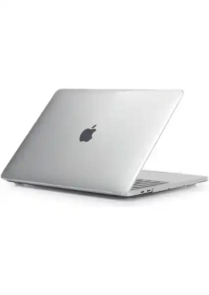 Macbook Air 13 inç için uyumlu şeffaf kristal hardcase kılıf, M2 M3 M4 çip uyumu
