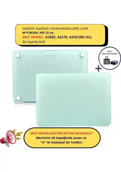 MacBook Air M1 için estetik ve dayanıklı TPU kılıfı koruma ve şıklık sağlar