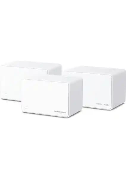 Mercusys Halo H80X 3'lü Wi-Fi 6 Mesh Sistemi Geniş Kapsama ve Yüksek Hız Sağlar