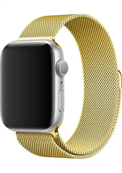 Mobilite Milano Loop Çelik Örgü Kordon Apple Watch Serileri İçin Uygun ve Şık Tasarım