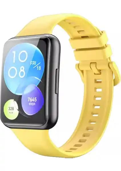 Nezih Case Huawei Watch Fit 2 Uyumlu Sarı Silikon Kordon İncelemesi ve Kullanıcı Yorumları
