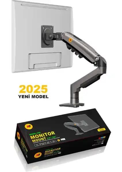 North Bayou F80 Monitör Standı: Ergonomik ve Şık Tasarım ile Masa Düzeninizi Optimize Edin