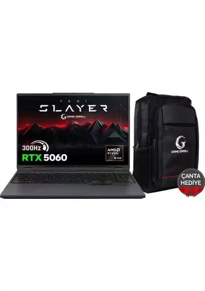 Oyun Garaj Slayer R9T-5060: Güçlü İşlemci ve Yüksek Grafik Performansıyla Oyun Laptopu