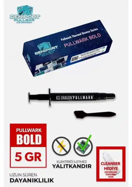 Pullsar® Pullwark Bold 20W/m-K Termal Macun: Yüksek Performanslı Bilgisayar Soğutma Çözümü