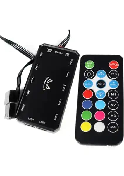 Rush RGB Fan Kontrolcüsü ve Kumanda Seti İncelemesi: Renkli Fan Kontrol Çözümü