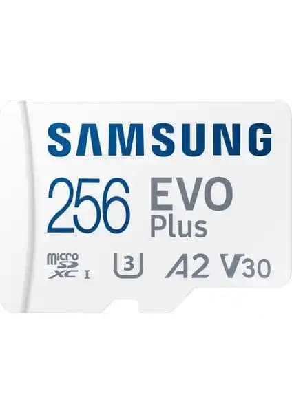 Samsung EVO Plus 256 GB microSD Kartı: Yüksek Hızlı ve Güvenilir Depolama Çözümü