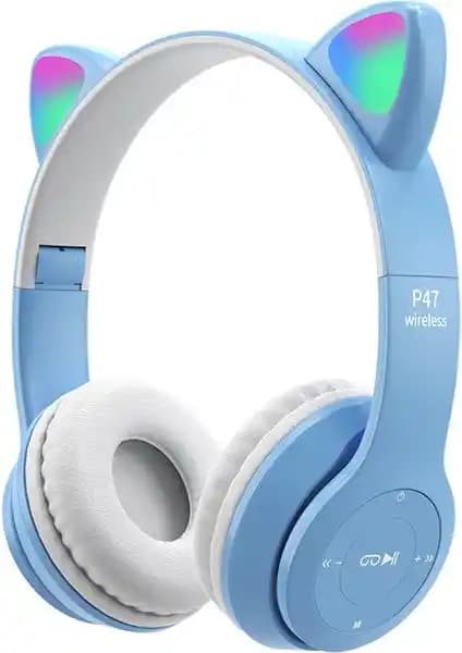 Tiida Electric P47M Kedi Kulak Parlayan Bluetooth Kulaklık Renkli Tasarım ve Uzun Pil Ömrü ile Öne Çıkıyor