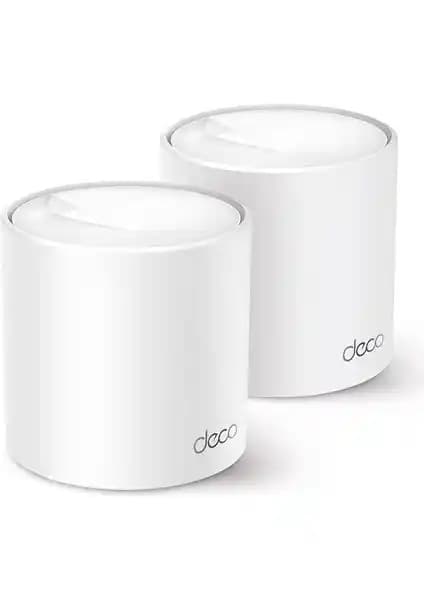 TP-Link Deco X60 2-Paket Mesh Wi-Fi Sistemi Gelişmiş Hız ve Güvenlik Özellikleriyle