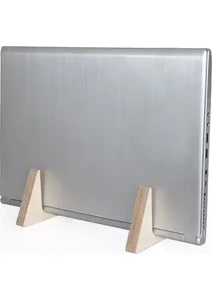Tufetto Triangle Ahşap Laptop Standı: Ergonomik ve Estetik Çalışma Alanı Çözümü