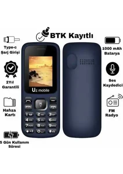 Uz Yerli Üretim Tuşlu Asker Telefonu: Dayanıklı ve Uzun Pil Ömrüne Sahip Güvenilir İletişim Aracı