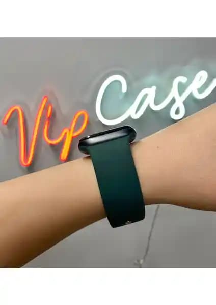 Vip Case Apple Watch Silikon Kordonları 42mm-45mm Arası Çeşitli Renk ve Beden Seçenekleriyle