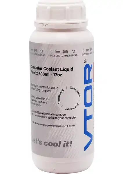 VTOR Bilgisayar Soğutma Sıvısı 500ML Şeffaf ve Yüksek Performanslı Sistem Soğutucu