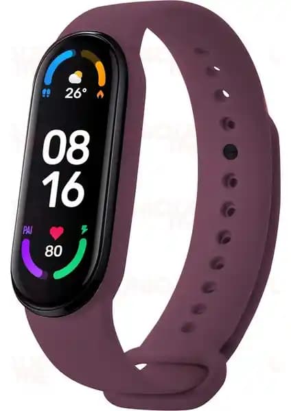 Xiaomi Mi Band 5 ve 6 için yüksek kaliteli silikon kordonlar uygun fiyatla