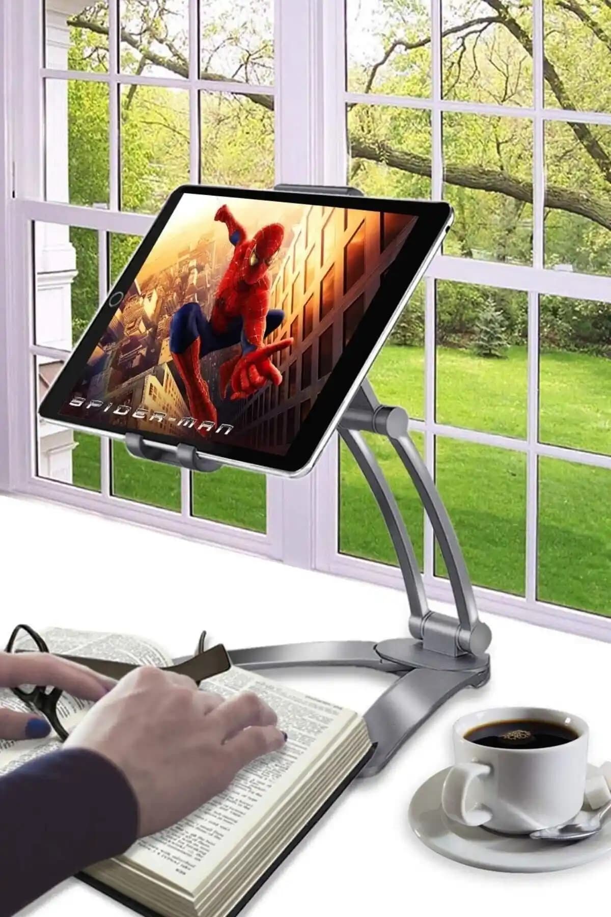 Buffer 360 Derece Dönebilen Mutfak Masaüstü Telefon ve Tablet Tutucu Özellikleri ve Kullanım Alanları