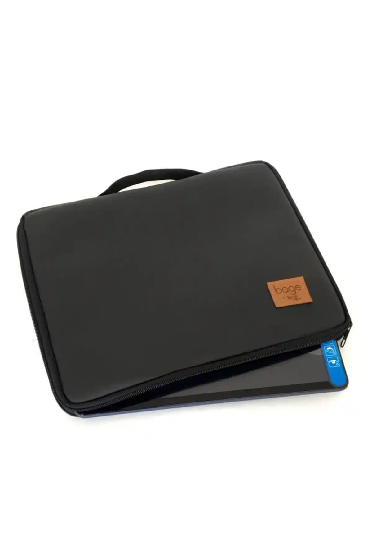 EgeOnline 10-11 inç Siyah Suni Deri Tablet Kılıfı Şıklık ve Koruma Sunar