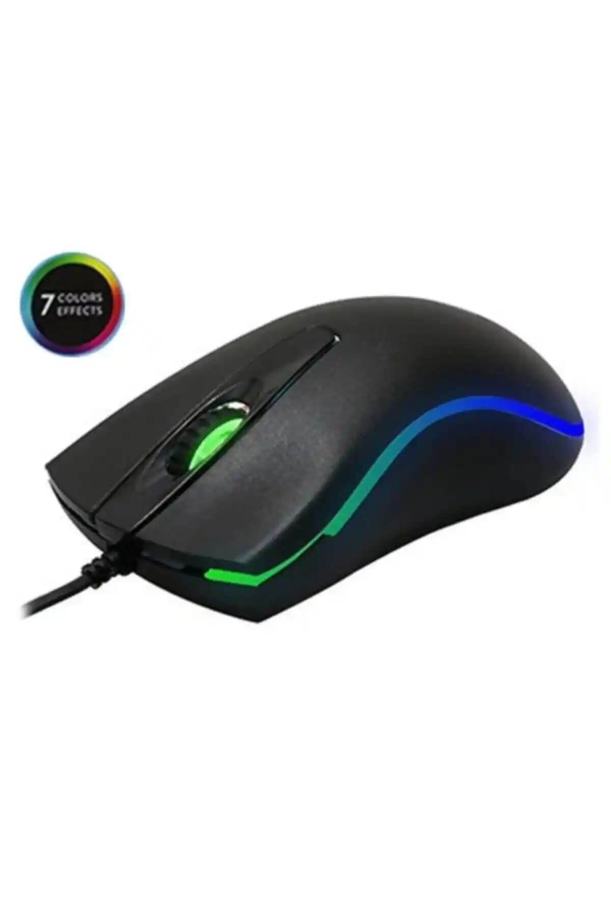 Everest SM-M9 USB Siyah 3D Optik LED Mouse: Yüksek Performanslı ve Şık Tasarım