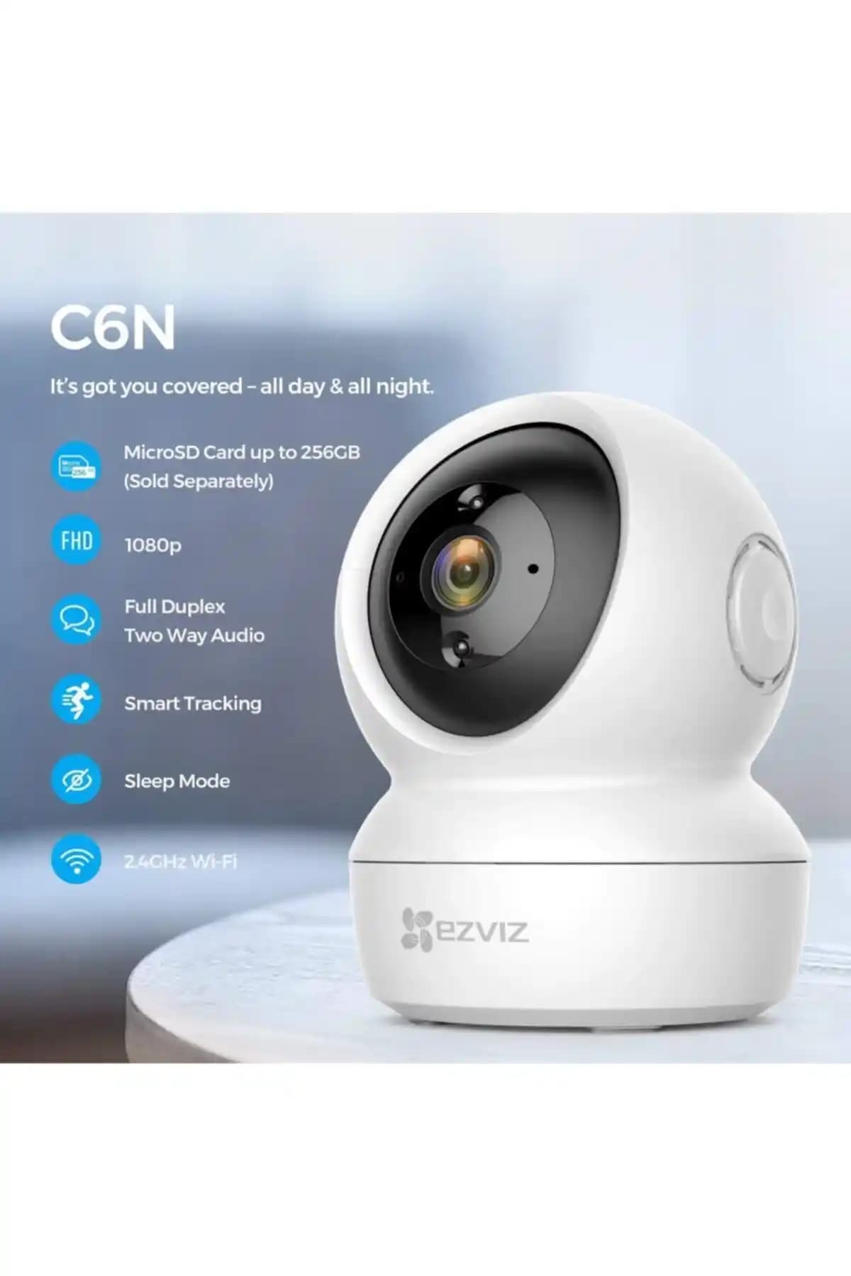 2025'te Ev Güvenliğinde Devrim: EZVIZ C6n 1080p 360° Kamera