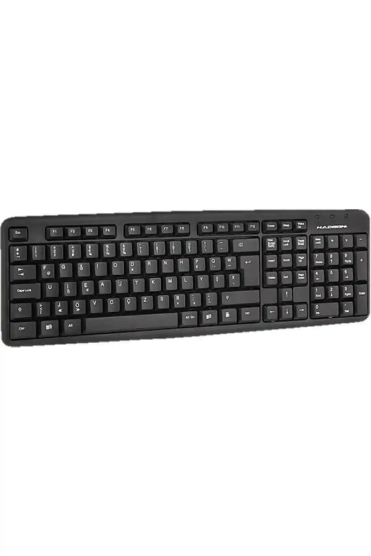 HADRON F Klavye Standart: Ofis ve Okul Kullanımı İçin Güvenilir ve Ergonomik Çözüm