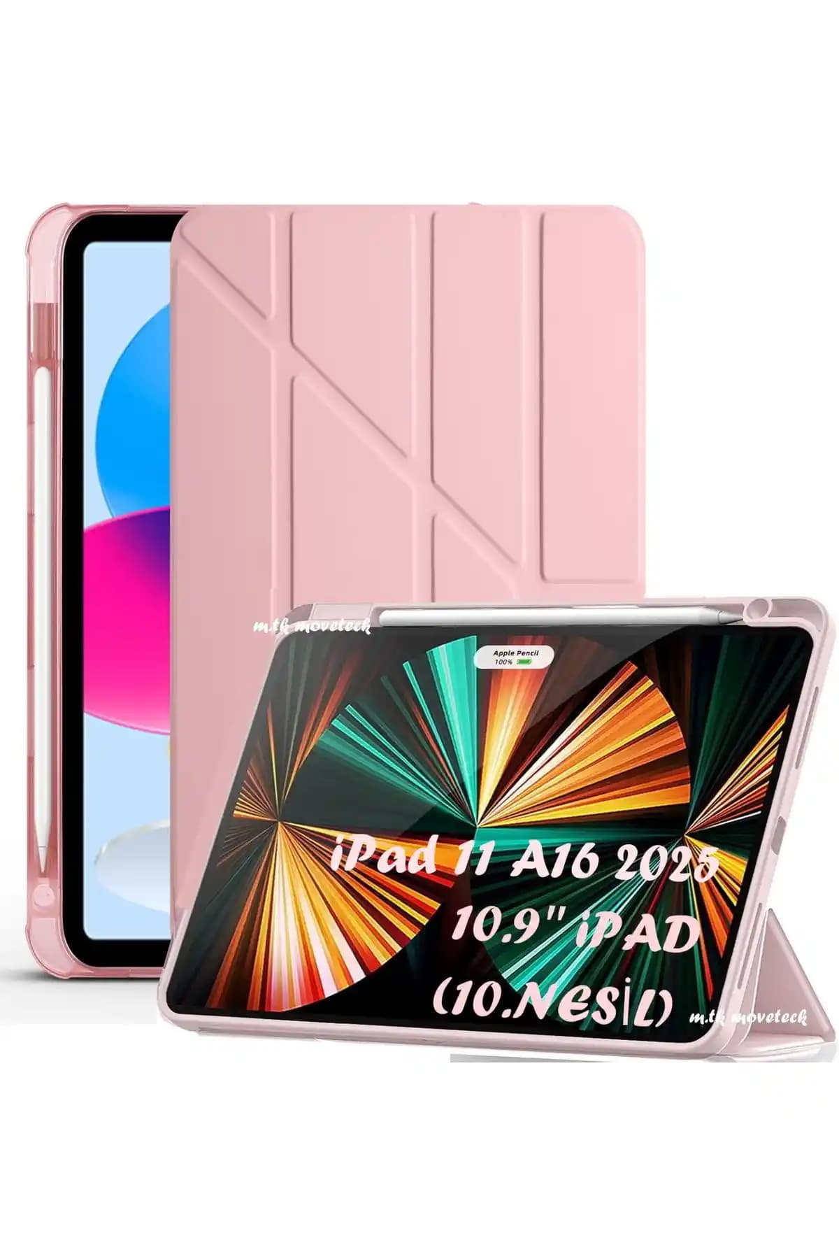 Moveteck iPad 11 (A16) 2025 ve 10. Nesil için Şık ve Güvenilir Koruma Kılıfı
