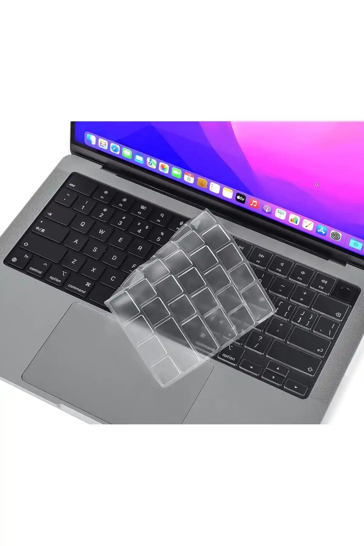 Nezih Teknoloji Şeffaf Klavye Koruyucu Kılıfı MacBook Air 2020 13 İnç için uygun ve estetik koruma sağlar