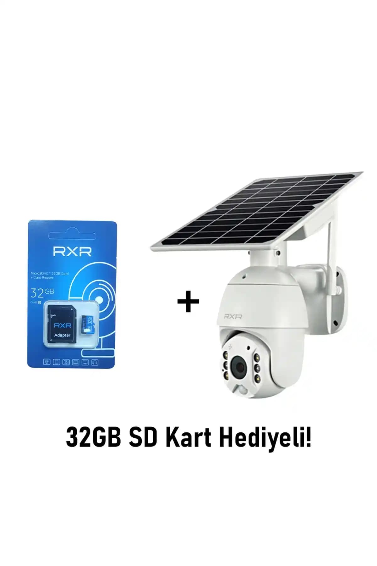 RXR C16 4G Sim Kart Destekli Solar Güvenlik Kamerası Dış Mekanlar İçin Güçlü ve Dayanıklı Çözüm