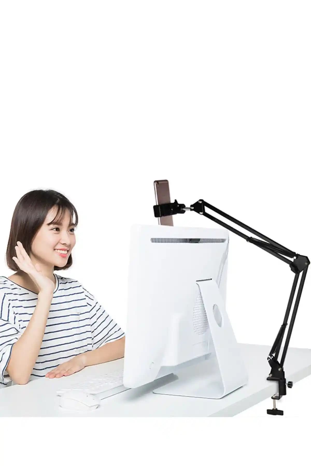 TahTicMer Çok Yönlü ve Ayarlanabilir Telefon Standı ile Profesyonel Çekimler