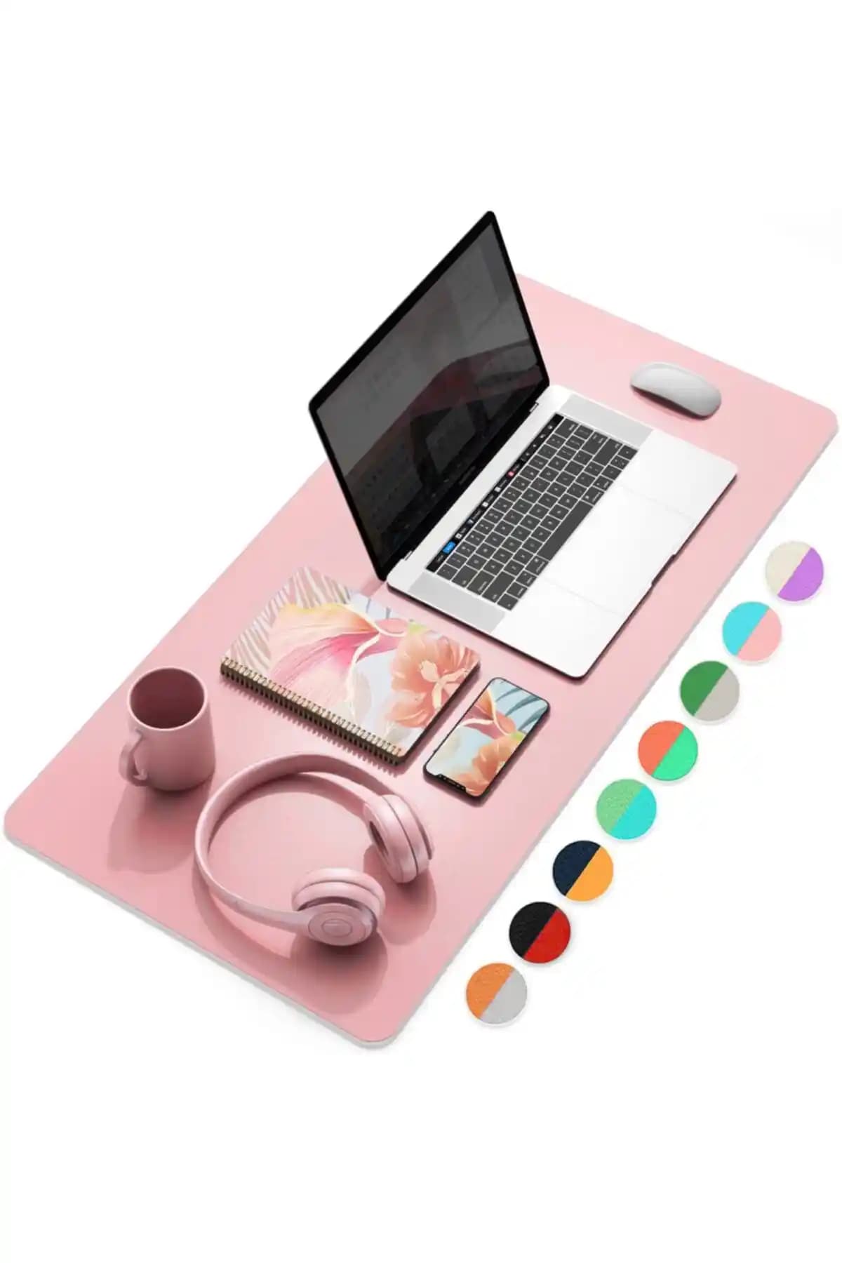 Xrades Çift Renk Deri Mousepad: Şıklık ve İşlevselliğin Bir Arada Sunulması