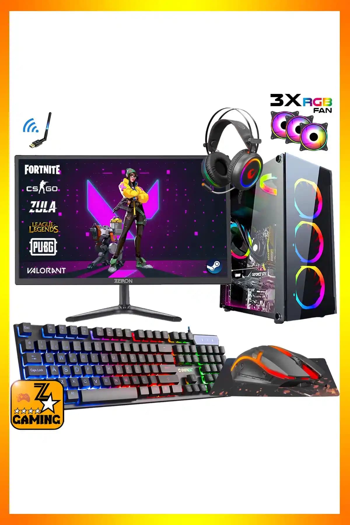 Zeiron Gsx12 Masaüstü Oyun Bilgisayarı Güçlü Donanım ve Şık Tasarım Özellikleri