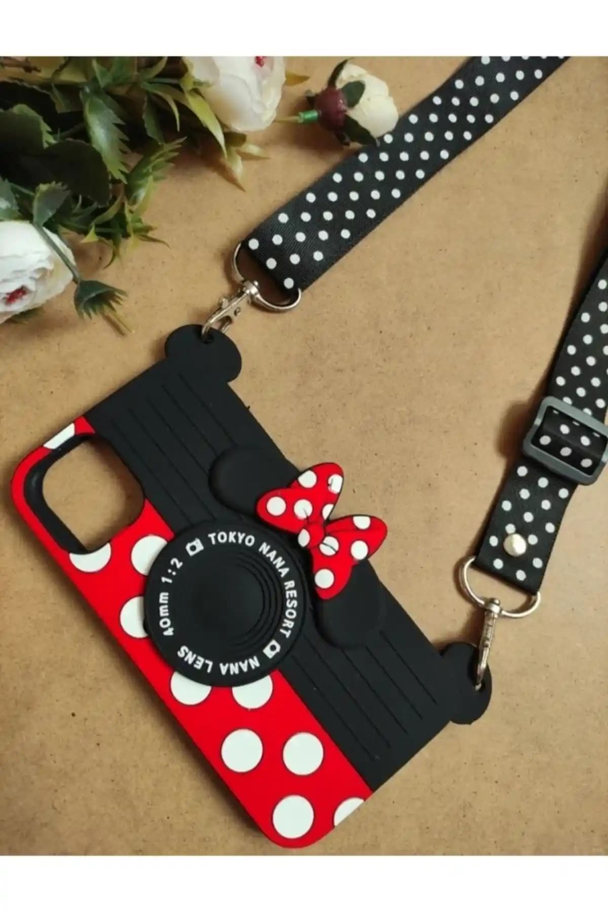 Aksesuarda Moda Mickey Mouse askılı silikon kılıfı: şık ve koruyucu telefon aksesuarı
