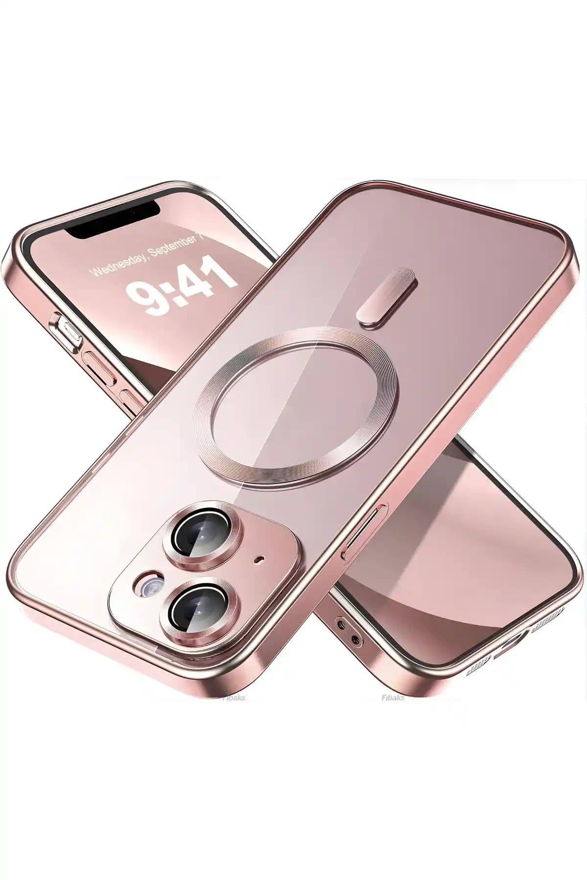 Fibaks Apple iPhone 13 Uyumlu Şeffaf ve Renkli Kılıf: Estetik ve Koruyucu Tasarım