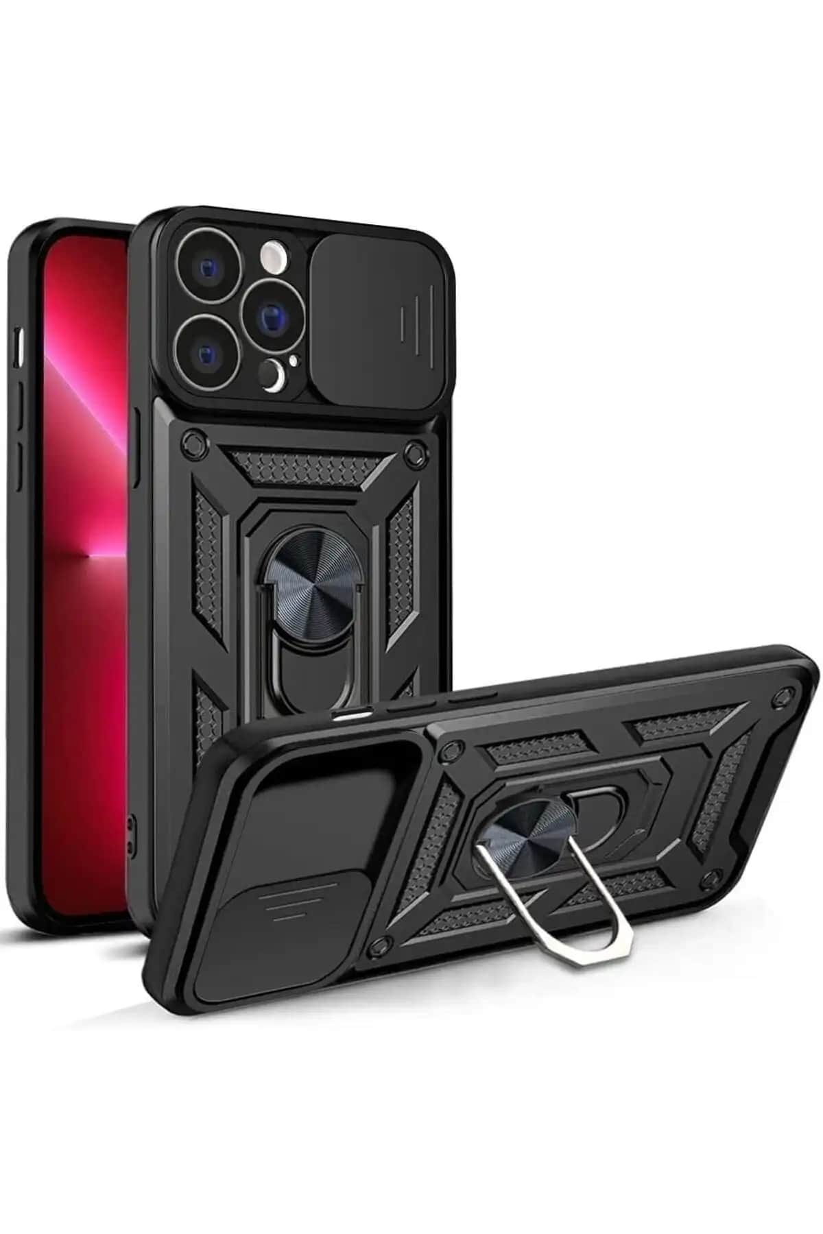Fibaks iPhone 14 Pro Max Uyumlu Silikon Kılıf: Yüksek Koruma ve Çok Fonksiyonlu Tasarım