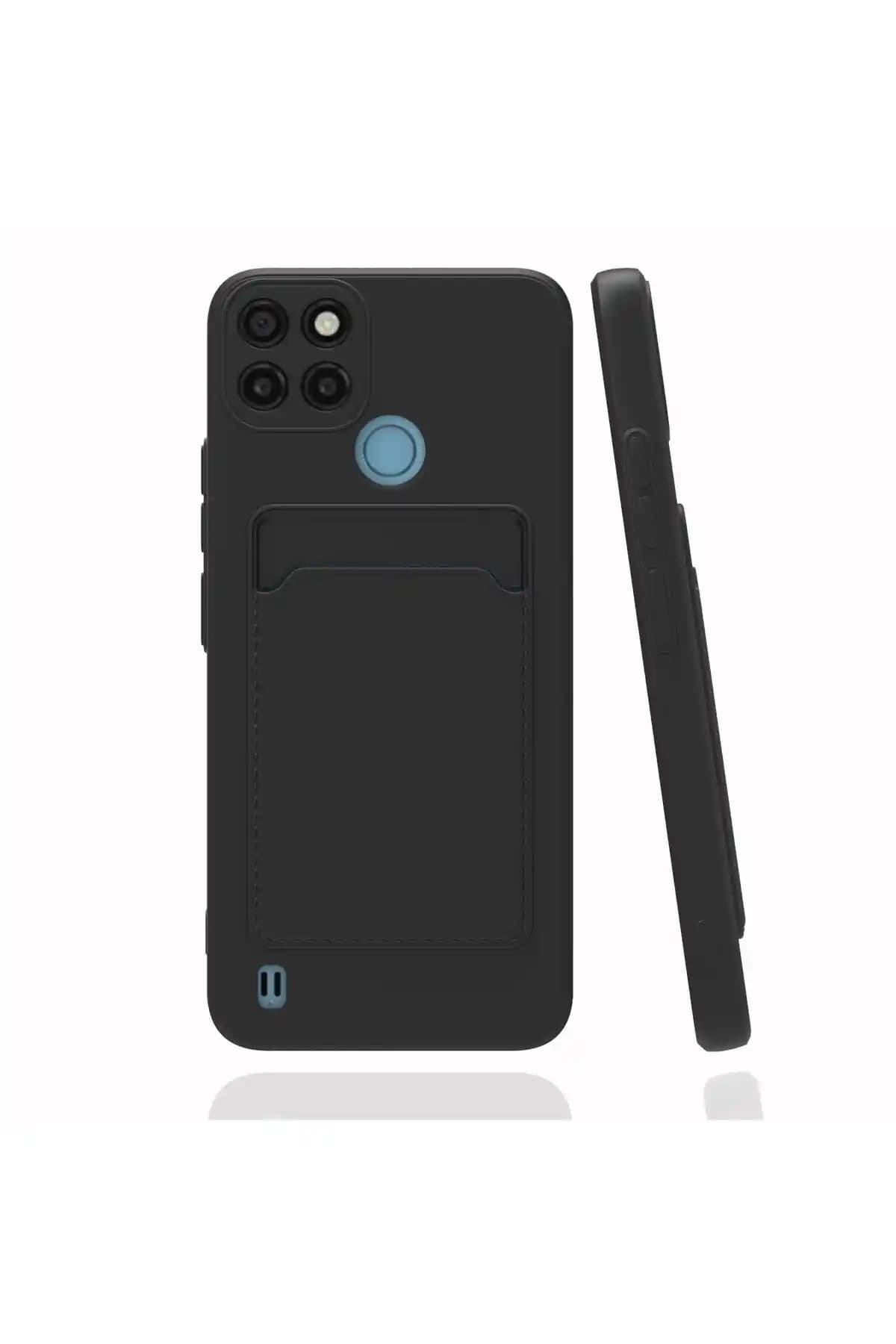 Fibaks Realme C21Y Kılıfı Şıklık ve Koruma Sunan Silikon Tasarım