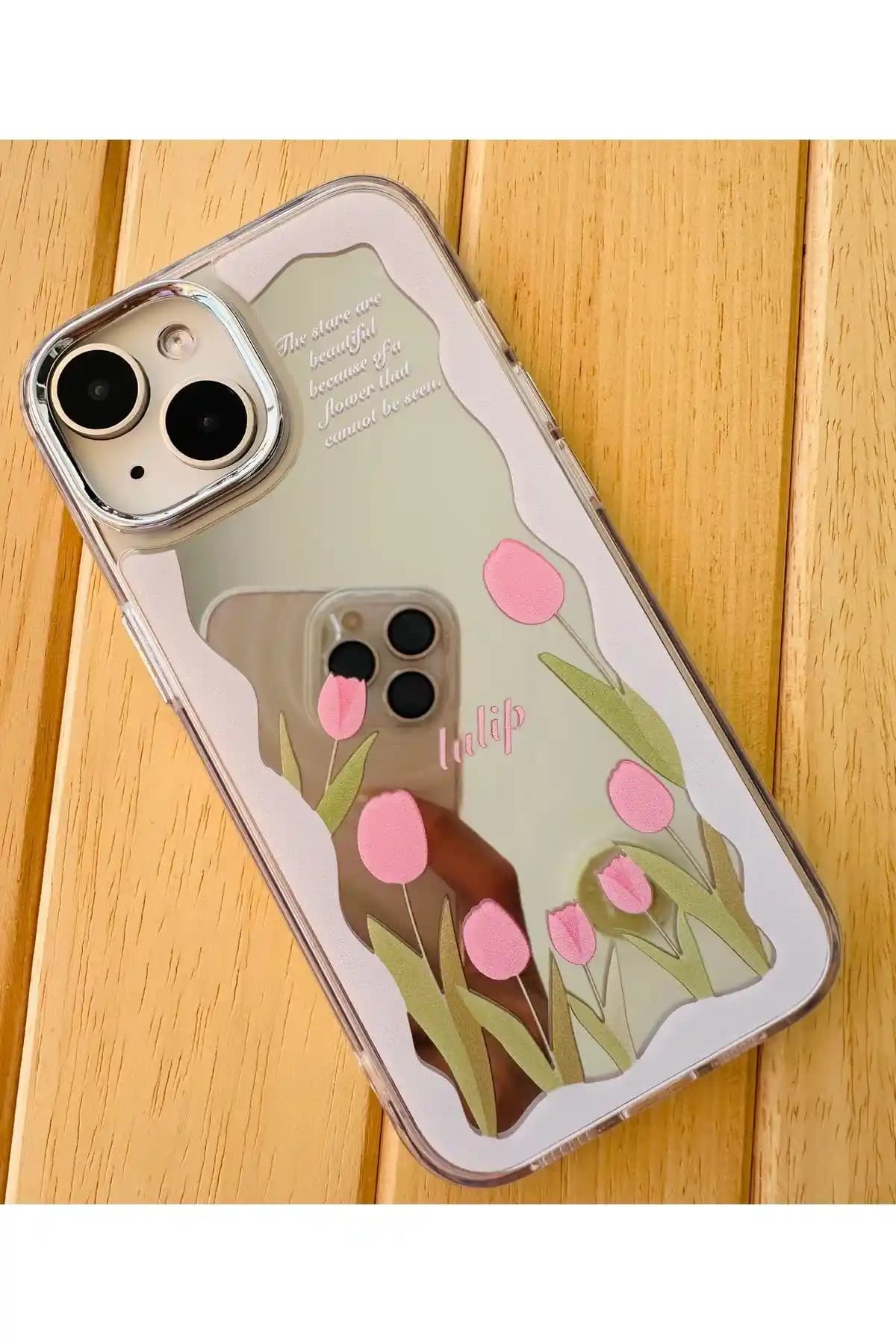 Go Aksesuar Aynalı Silikon Kılıf iPhone 13-14-15 Uyumlu Koruma ve Şıklık Sağlar