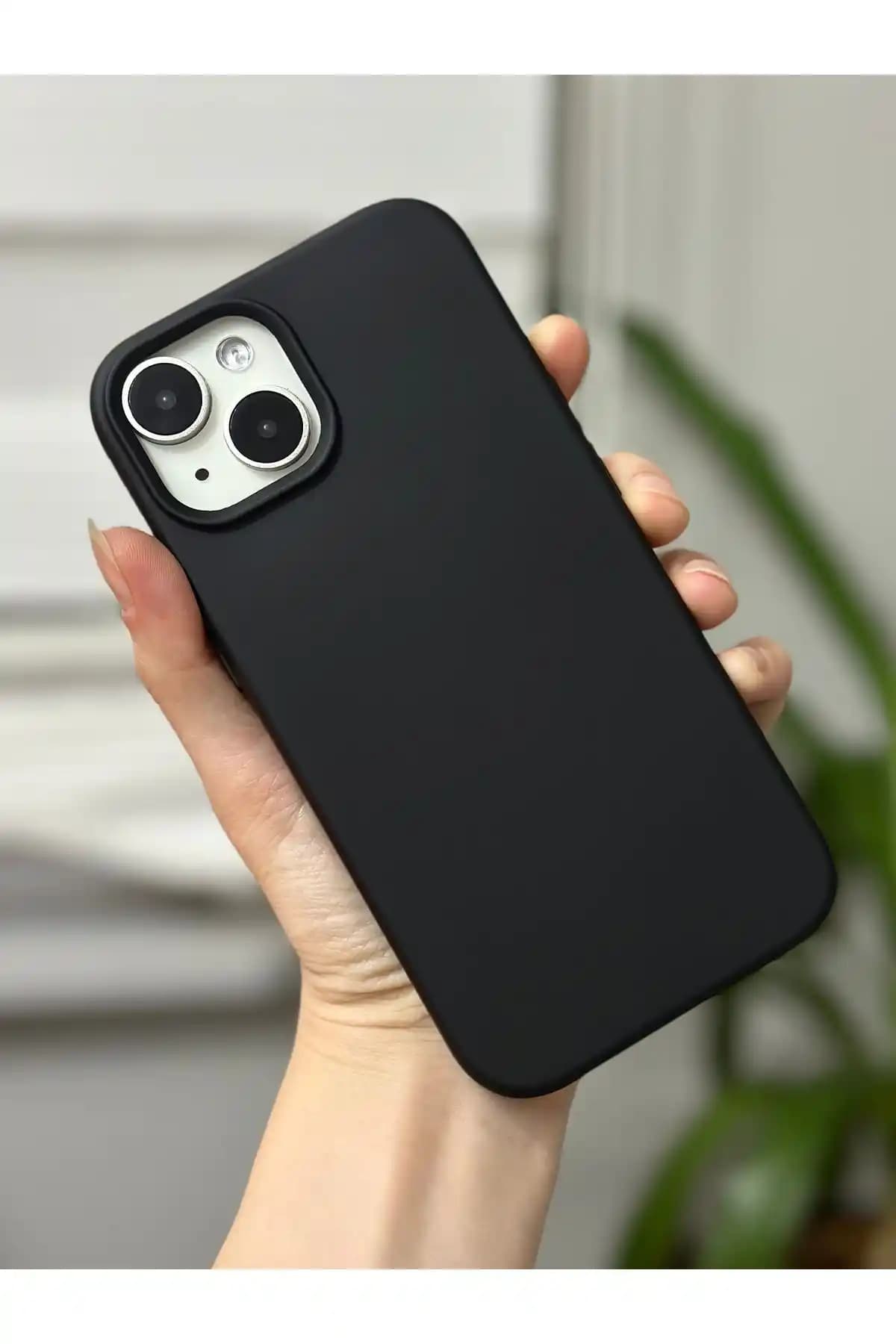 Go Aksesuar Kadife Silikon Kılıf iPhone 13 14 15 için Şık ve Koruyucu Tasarım