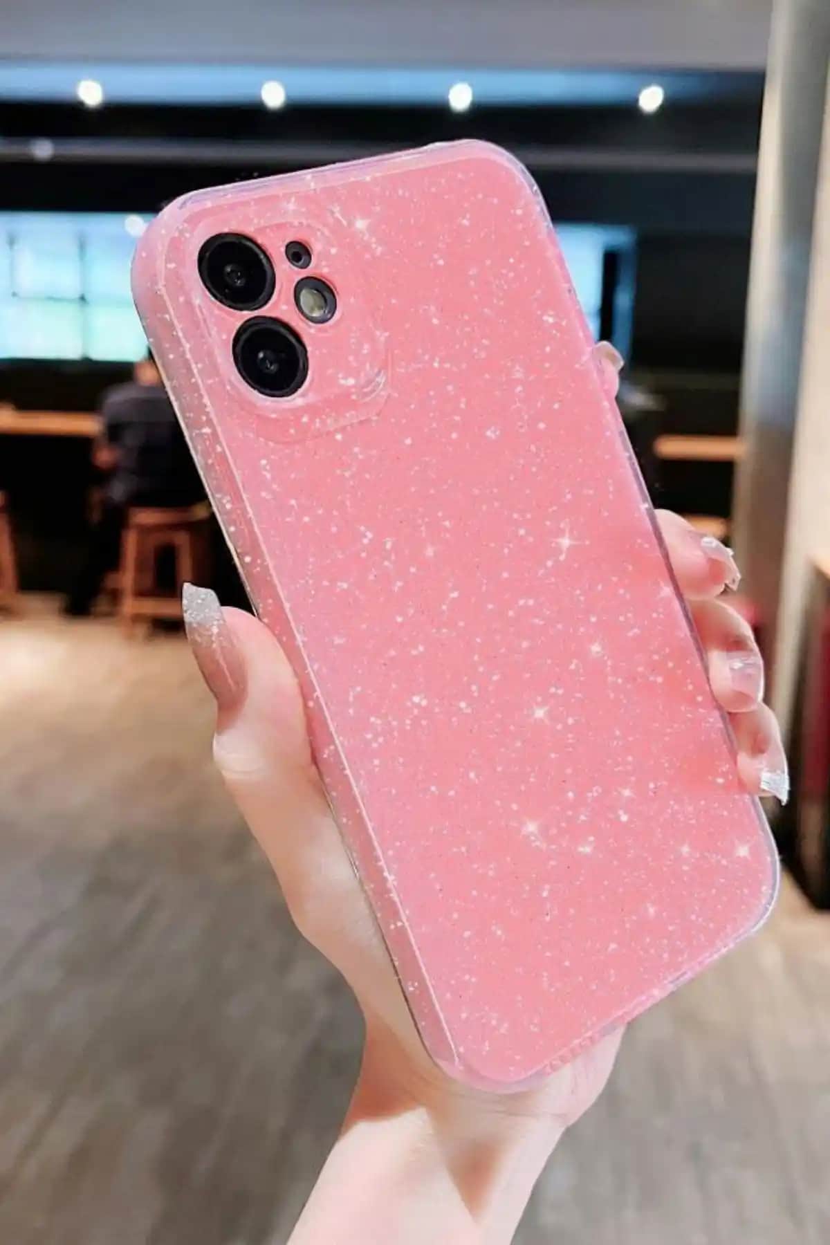 KVK PRİVACY Pembe Silikon iPhone 12 Kılıfı Şıklık ve Koruma Sağlayan Tasarım