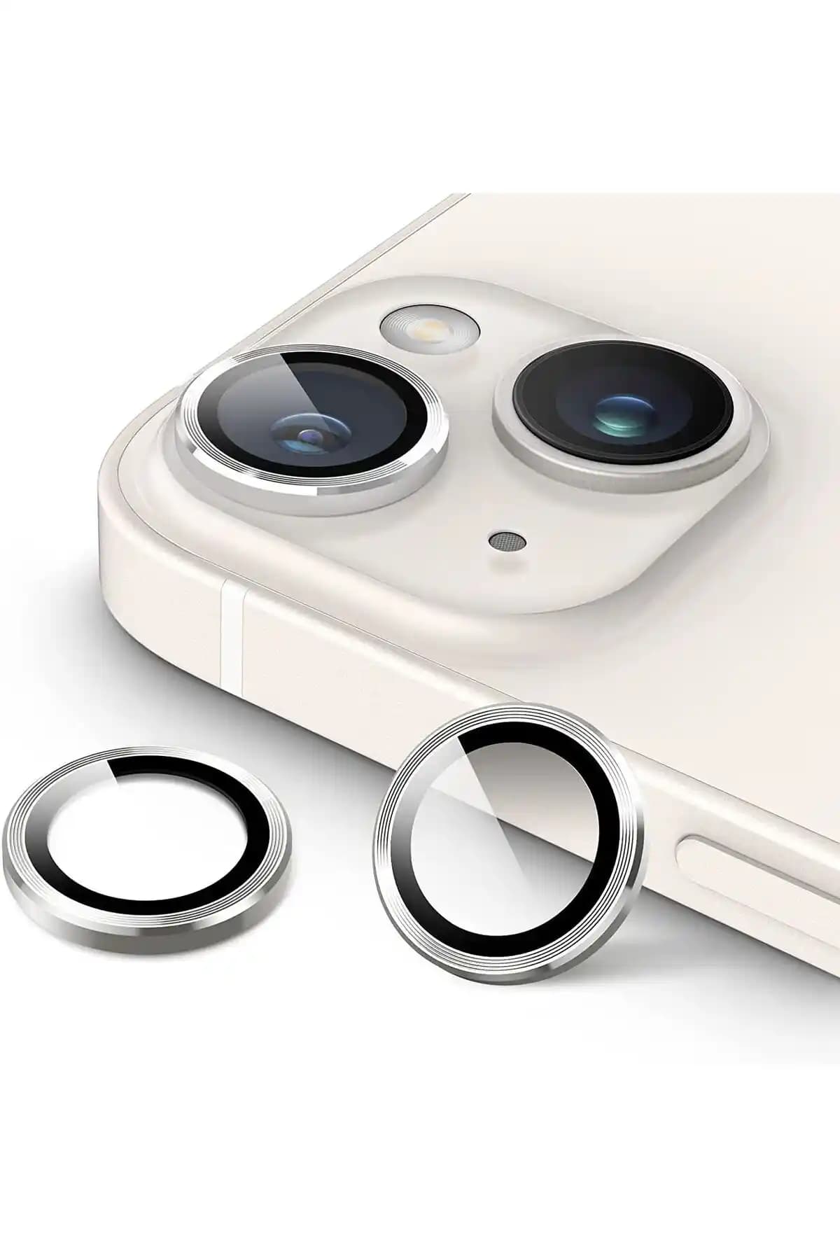 Powerfox iPhone 13 ve 13 Mini Kamera Lens Koruyucu Seti Yüksek Dayanıklılık ve Şıklık