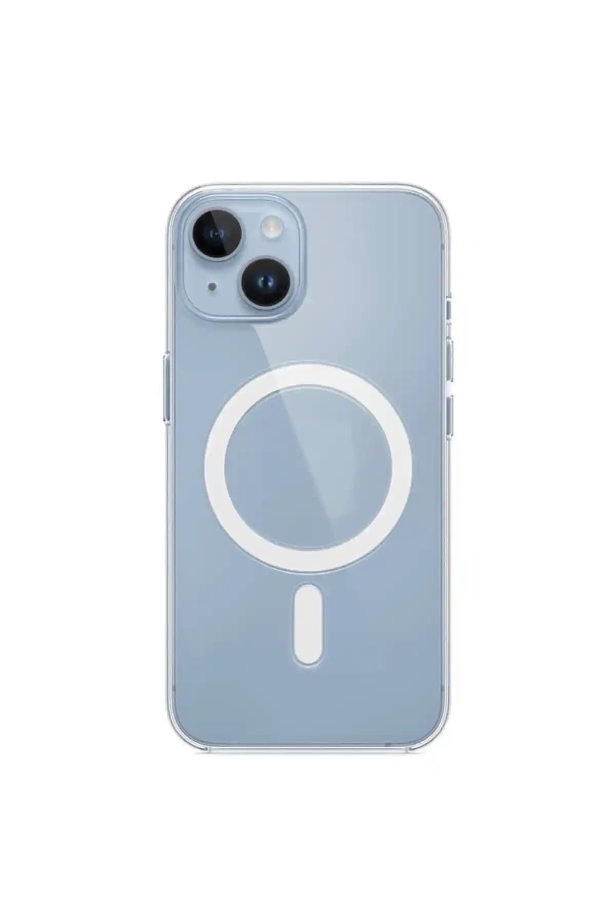 REON iPhone 14 Uyumlu Magsafe Şeffaf Darbe Emici Kılıf Yüksek Kalite ve Dayanıklılık